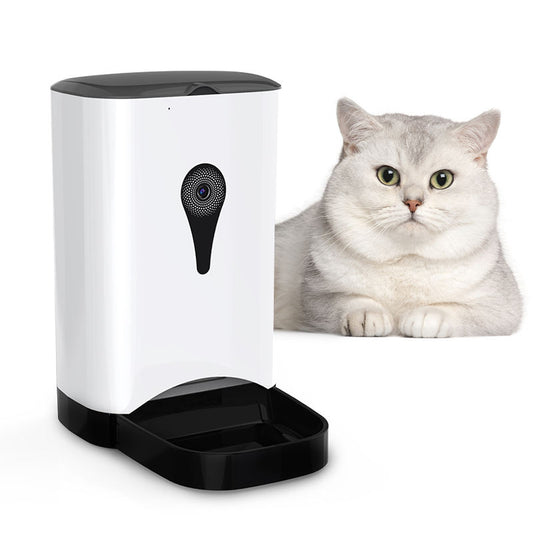 Safety Dog Cat Smart Pet Feeder Wifi Mobile Phone App Remote Control